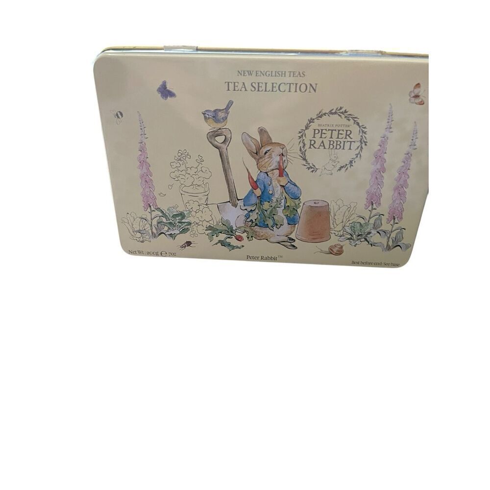 Beatrix Potter Beige Collection Peter Rabbit Tea Selection Tin OS
